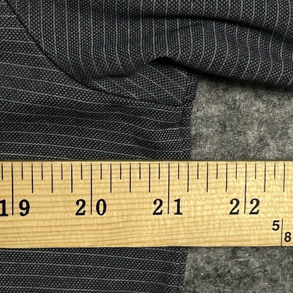 TRAVIS MATTHEW Pima Cotton Polo Shirt Men’s Medium Blue Stripe Performance Golf - Picture 6 of 15